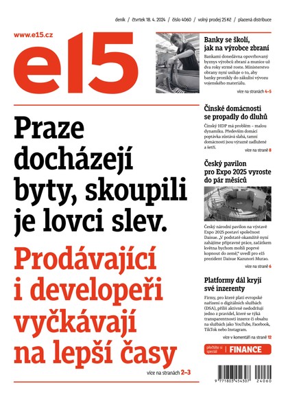 E-magazín E15 - 18.4.2024 - CZECH NEWS CENTER a. s.