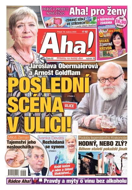 E-magazín AHA! - 19.4.2024 - CZECH NEWS CENTER a. s.