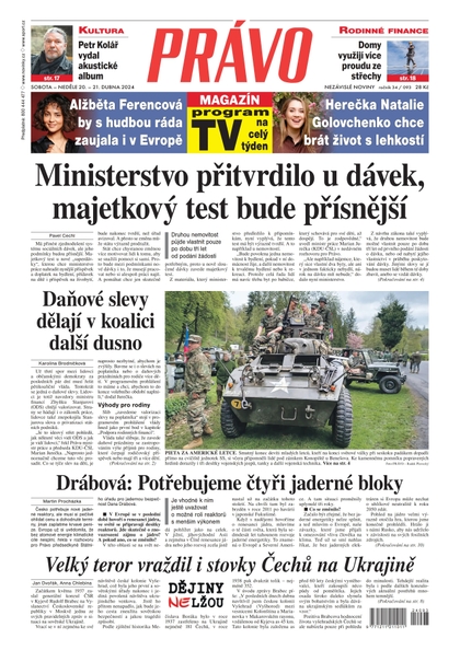 E-magazín Deník Právo - 20.4.2024 - Borgis, a.s.