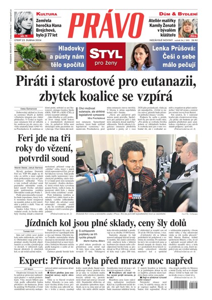 E-magazín Deník Právo - 23.4.2024 - Borgis, a.s.