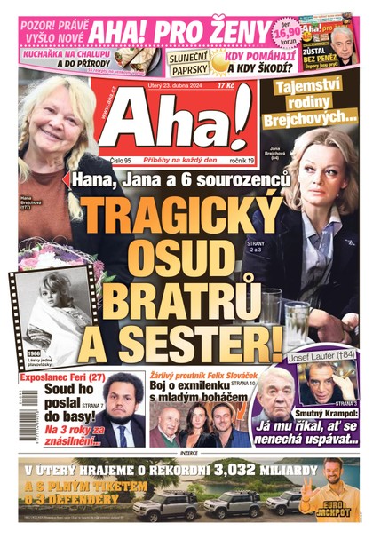 E-magazín AHA! - 23.4.2024 - CZECH NEWS CENTER a. s.