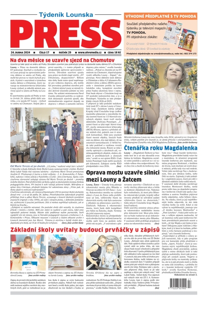 E-magazín Lounský Press 17/24 - Ohře Media