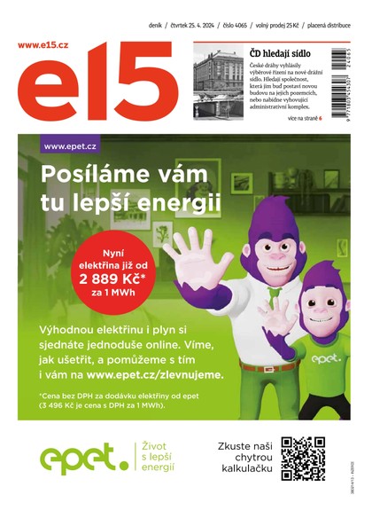 E-magazín E15 - 25.4.2024 - CZECH NEWS CENTER a. s.