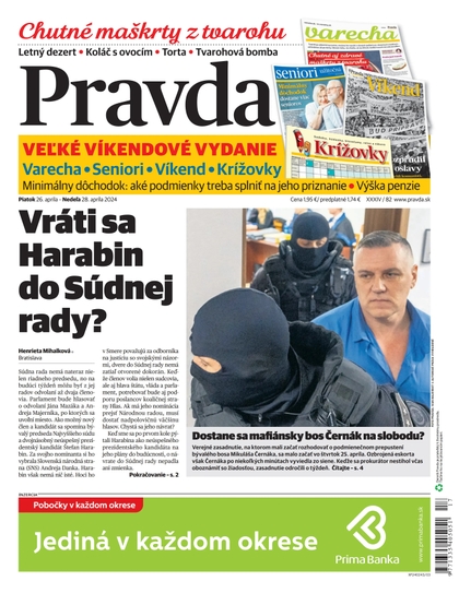 E-magazín Denník Pravda 26. 4. 2024 - OUR MEDIA SR a. s.