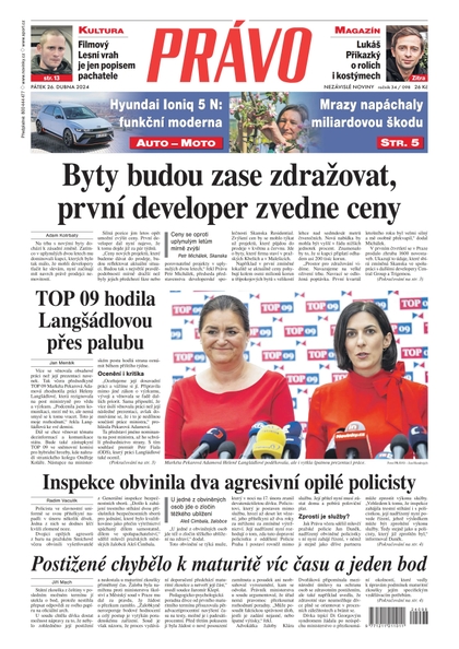E-magazín Deník Právo - 26.4.2024 - Borgis, a.s.