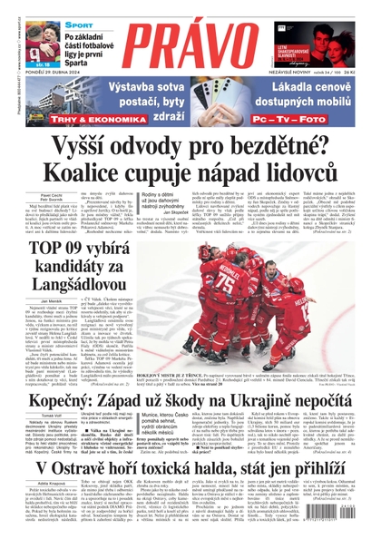 E-magazín Deník Právo - 29.4.2024 - Borgis, a.s.