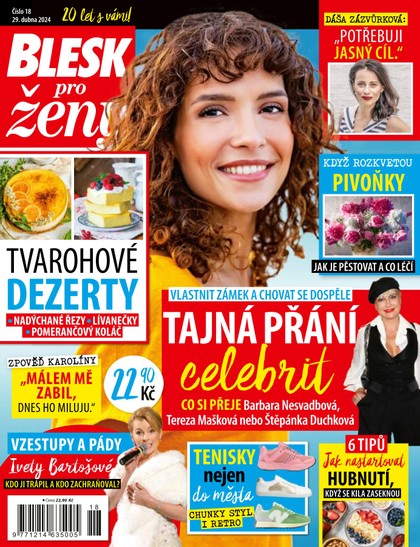E-magazín Blesk pro ženy - 18/2024 - CZECH NEWS CENTER a. s.