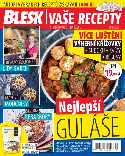 E-magazín Blesk vaše recepty - 5/2024 - CZECH NEWS CENTER a. s.