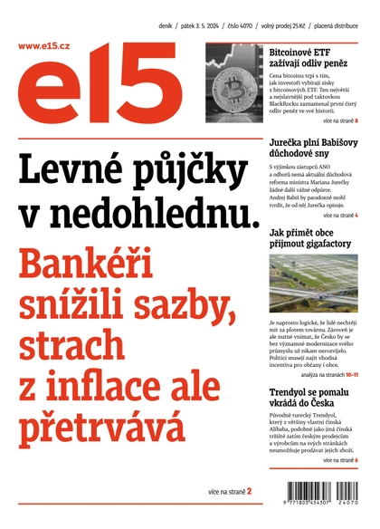 E-magazín E15 - 3.5.2024 - CZECH NEWS CENTER a. s.