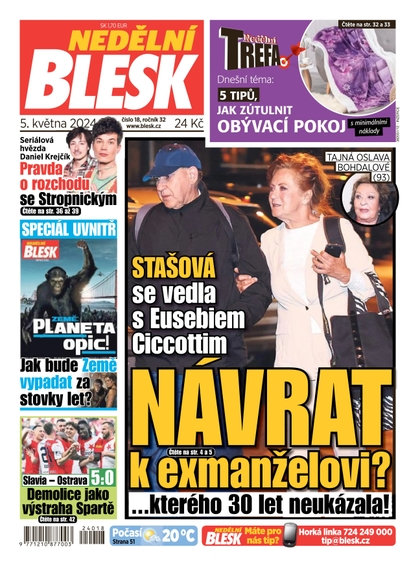 E-magazín Nedělní Blesk - 5.5.2024 - CZECH NEWS CENTER a. s.