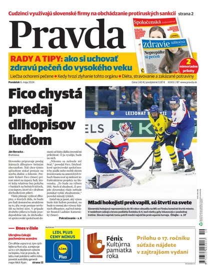 E-magazín Denník Pravda 6. 5. 2024 - OUR MEDIA SR a. s.