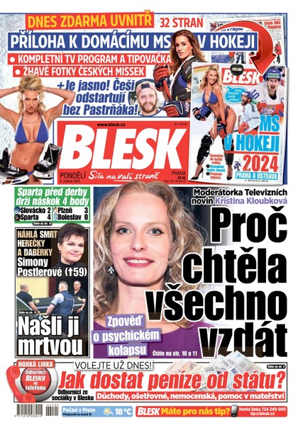 E-magazín Blesk - 6.5.2024 - CZECH NEWS CENTER a. s.