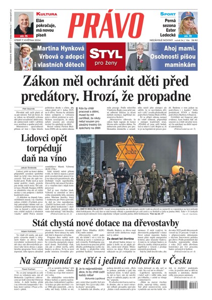 E-magazín Deník Právo - 7.5.2024 - Borgis, a.s.