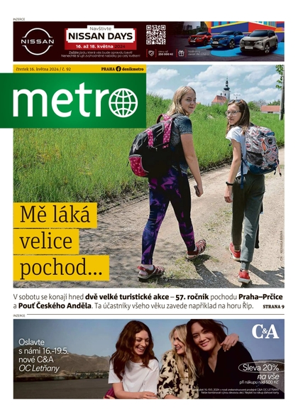 E-magazín METRO - 16.5.2024 - MAFRA, a.s.