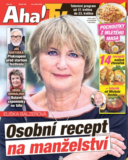 E-magazín AHA! Tv - 16.5.2024 - CZECH NEWS CENTER a. s.