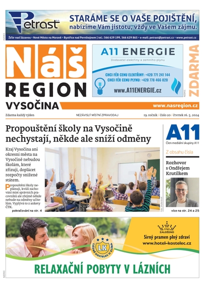 E-magazín Náš Region - Vysočina 20/2024 - A 11 s.r.o.
