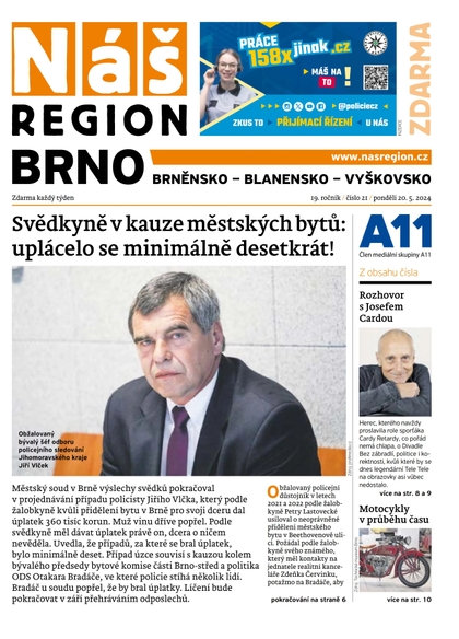 E-magazín Náš Region - Brno 21/2024 - A 11 s.r.o.