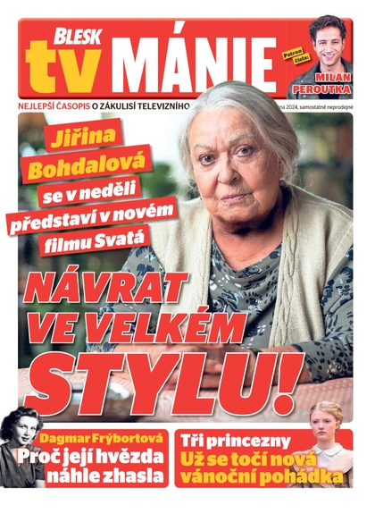 E-magazín Blesk Tv manie - 18.5.2024 - CZECH NEWS CENTER a. s.