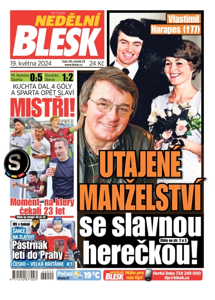 E-magazín Nedělní Blesk - 19.5.2024 - CZECH NEWS CENTER a. s.