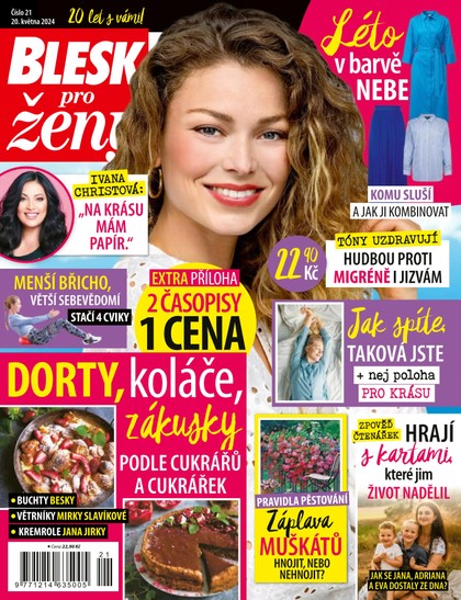 E-magazín Blesk pro ženy - 21/2024 - CZECH NEWS CENTER a. s.
