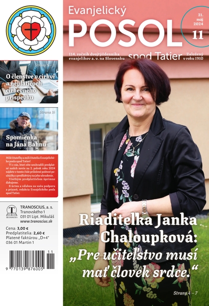 E-magazín Evanjelický posol spod Tatier 11/2024 - TRANOSCIUS a.s.
