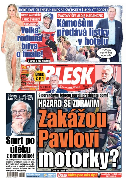E-magazín Blesk - 25.05.2024 - CZECH NEWS CENTER a. s.