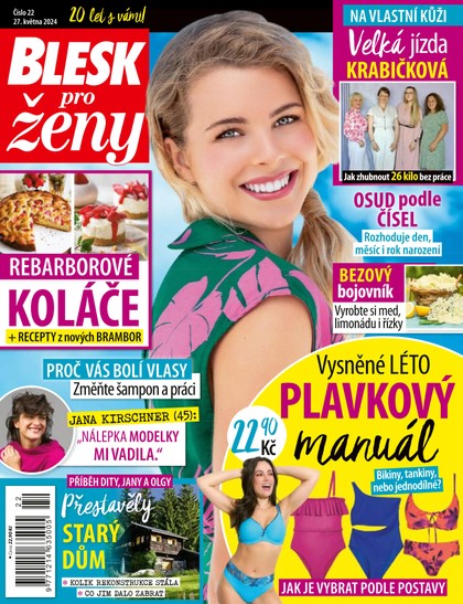 E-magazín BLESK PRO ŽENY - 22/2024 - CZECH NEWS CENTER a. s.