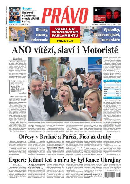 E-magazín Deník Právo - 10.6.2024 - Borgis, a.s.