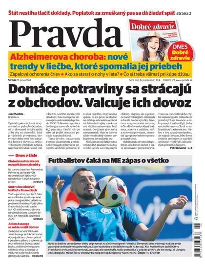 E-magazín Denník Pravda 26. 6. 2024 - OUR MEDIA SR a. s.