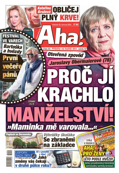 E-magazín AHA! - 29.06.2024 - CZECH NEWS CENTER a. s.