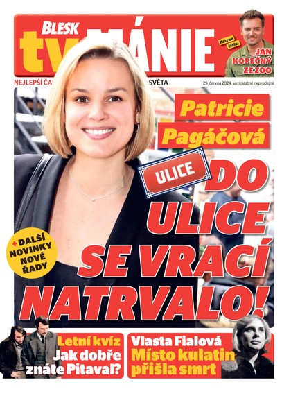 E-magazín Blesk Tv manie - 29.06.2024 - CZECH NEWS CENTER a. s.