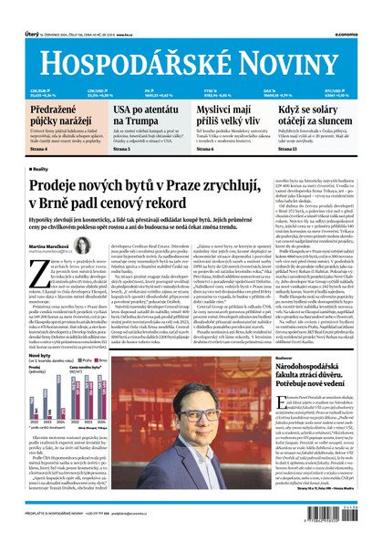 E-magazín HN 136 - 16.7.2024  - Economia, a.s.