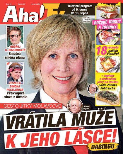 E-magazín AHA! Tv - 08.08.2024 - CZECH NEWS CENTER a. s.