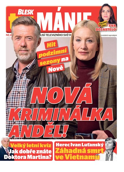 E-magazín Blesk Tv manie - 10.08.2024 - CZECH NEWS CENTER a. s.