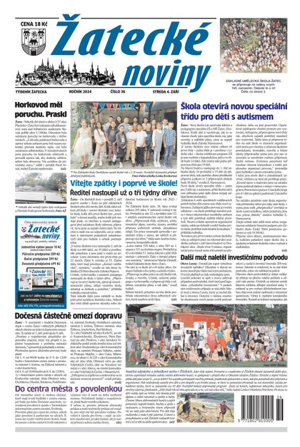 E-magazín Žatecké noviny 36/24 - Ohře Media