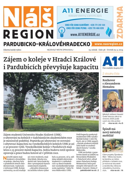 E-magazín Náš Region - Pardubicko/Královéhradecko 38/2024 - A 11 s.r.o.