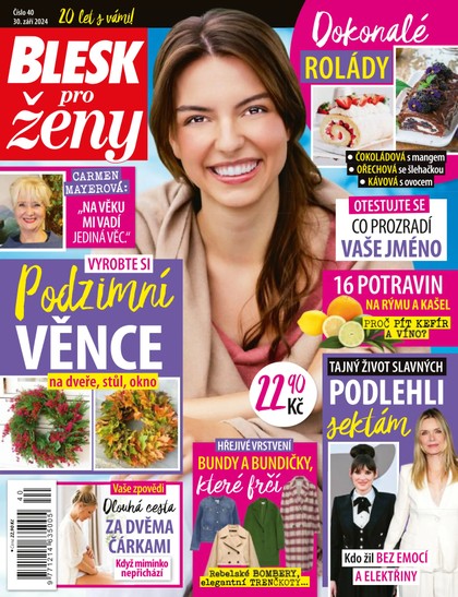 E-magazín BLESK PRO ŽENY - 40/2024 - CZECH NEWS CENTER a. s.
