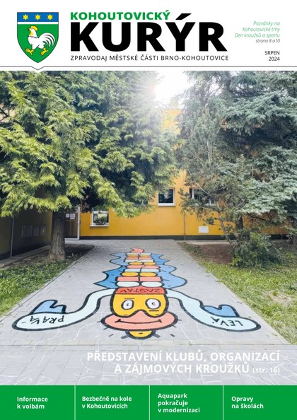E-magazín Kohoutovický Kurýr 08/2024 - Městská část Brno Kohoutovice