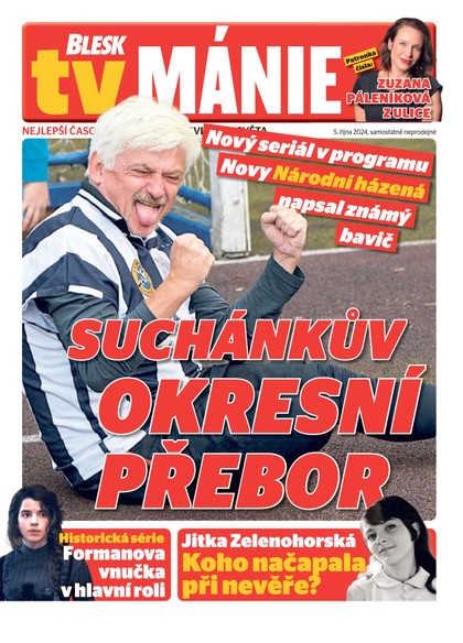 E-magazín Blesk Tv manie - 05.10.2024 - CZECH NEWS CENTER a. s.