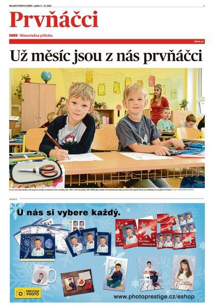E-magazín Prvňáčci Pardubický - 11.10.2024 - MAFRA, a.s.