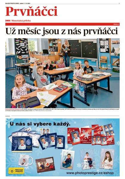 E-magazín Prvňáčci Karlovarský - 11.10.2024 - MAFRA, a.s.