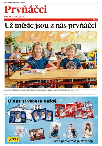 E-magazín Prvňáčci Liberecký - 11.10.2024 - MAFRA, a.s.