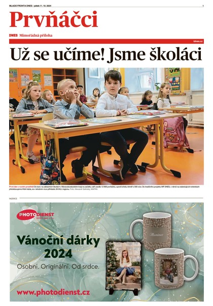 E-magazín Prvňáčci Moravskoslezský - 11.10.2024 - MAFRA, a.s.