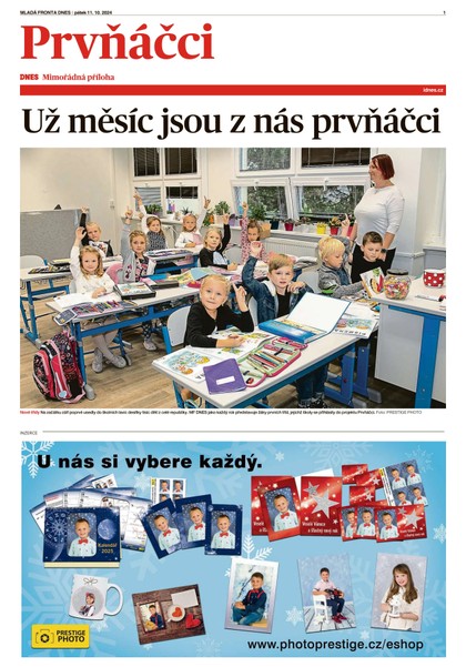 E-magazín Prvňáčci Hradecký - 11.10.2024 - MAFRA, a.s.