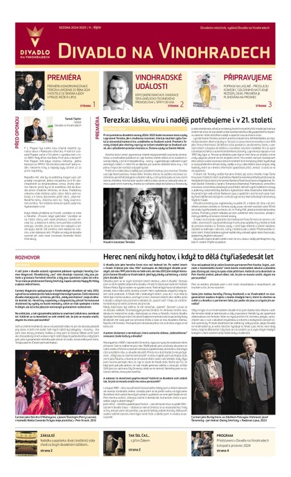 E-magazín HN 203 - 17.10.2024 Divadlo na Vinohradech - Economia, a.s.