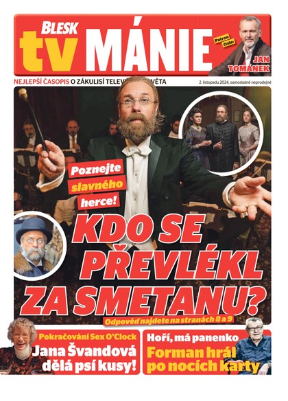 E-magazín Blesk Tv manie - 02.11.2024 - CZECH NEWS CENTER a. s.