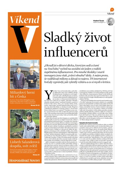 E-magazín HN 218 - 8.11.2024 Víkend - Economia, a.s.