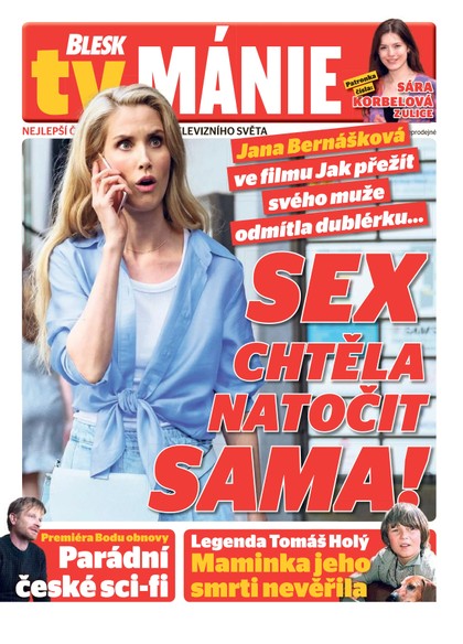 E-magazín Blesk Tv manie - 09.11.2024 - CZECH NEWS CENTER a. s.