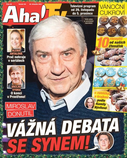 E-magazín AHA! Tv - 28.11.2024 - CZECH NEWS CENTER a. s.