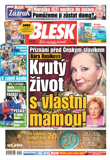 E-magazín Blesk - 29.11.2024 - CZECH NEWS CENTER a. s.